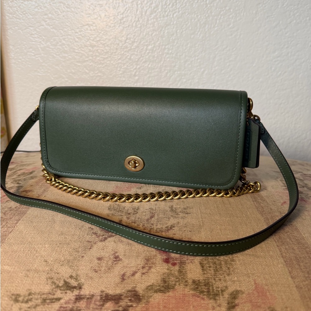 Coach Dinky in Hunter Green